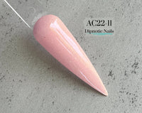 Photo shows swatch of Dipnotic Nails AC22-11 Pink Nail Dip Powder Dipnotic Nails 2022 Advent Calendar