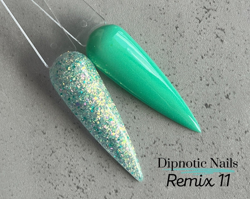 Photo shows swatch of Dipnotic Nails Dipnotic Remix 11- Nail Dip Powder Collection