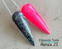 Photo shows swatch of Dipnotic Nails Dipnotic Remix 23- Nail Dip Powder Collection