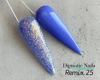 Photo shows swatch of Dipnotic Nails Dipnotic Remix 25- Nail Dip Powder Collection