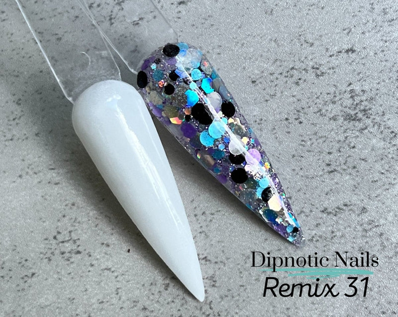 Photo shows swatch of Dipnotic Nails Dipnotic Remix 31- LIMITED EDITION Nail Dip Powder Collection