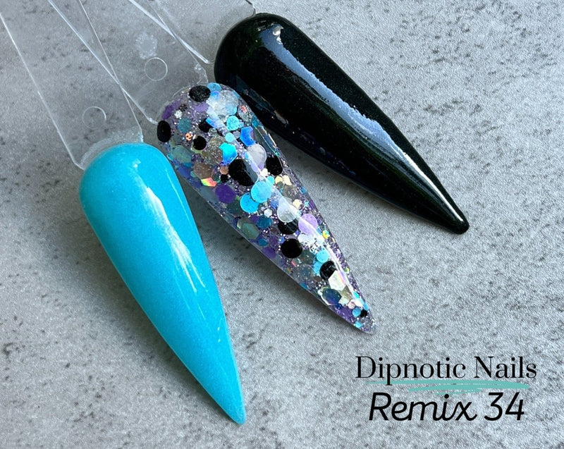 Photo shows swatch of Dipnotic Nails Dipnotic Remix 34- LIMITED EDITION Nail Dip Powder Collection