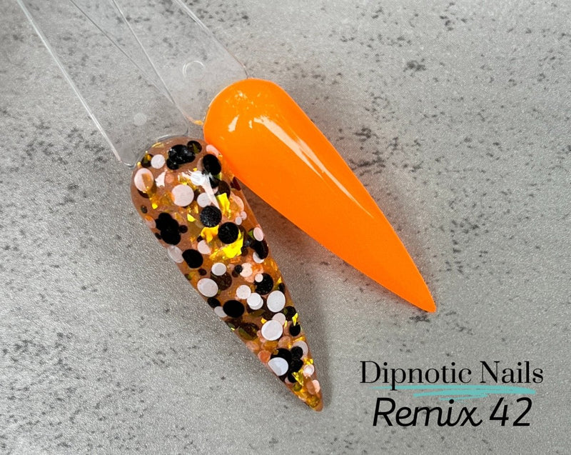 Photo shows swatch of Dipnotic Nails Dipnotic Remix 42- Nail Dip Powder Collection