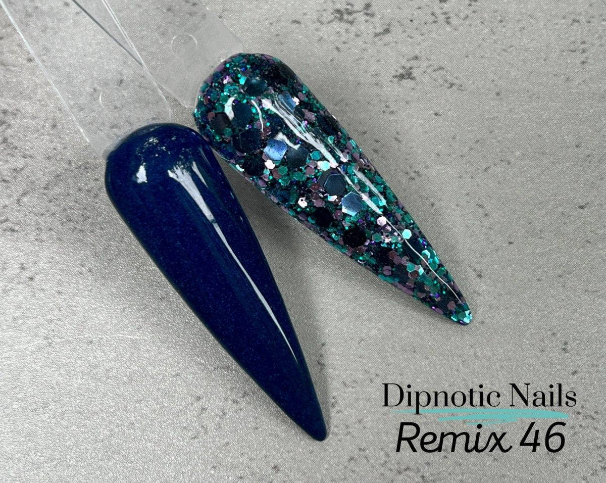 Photo shows swatch of Dipnotic Nails Dipnotic Remix 46- Nail Dip Powder Collection