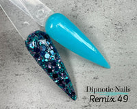 Photo shows swatch of Dipnotic Nails Dipnotic Remix 49- Nail Dip Powder Collection