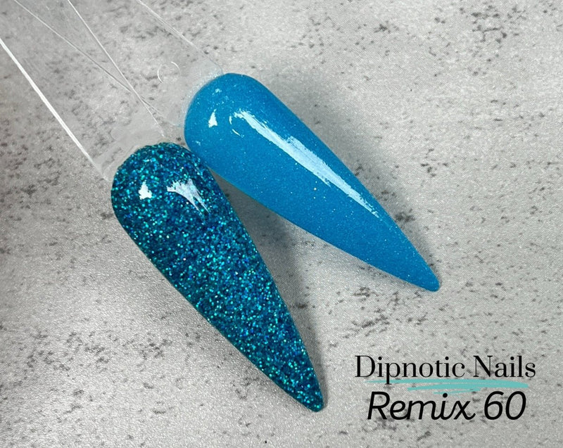 Photo shows swatch of Dipnotic Nails Dipnotic Remix 60- Nail Dip Powder Collection