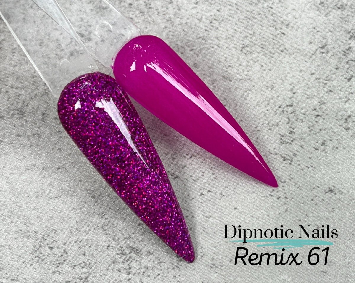 Photo shows swatch of Dipnotic Nails Dipnotic Remix 61- Nail Dip Powder Collection
