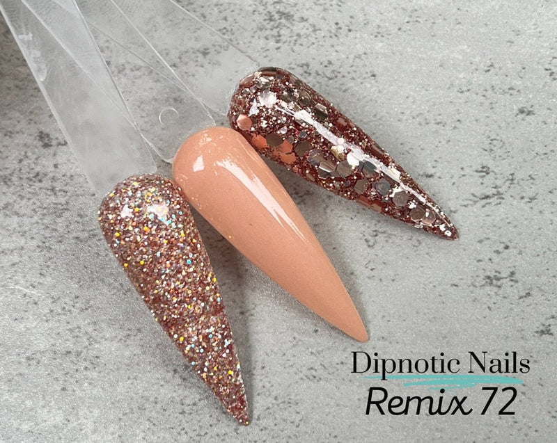 Photo shows swatch of Dipnotic Nails Dipnotic Remix 72- Nail Dip Powder Collection