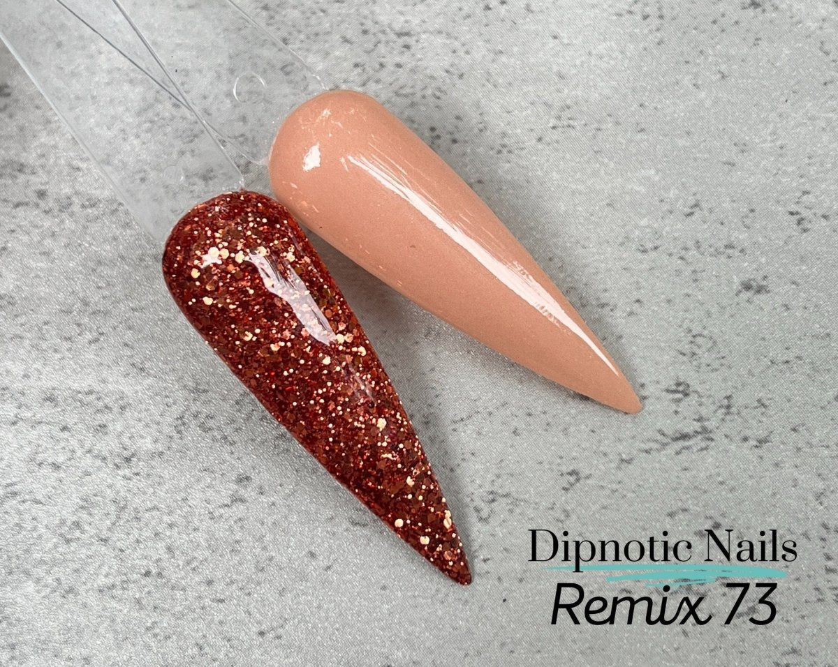 Photo shows swatch of Dipnotic Nails Dipnotic Remix 73- Nail Dip Powder Collection