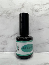 Photo shows swatch of Dipnotic Nails Gel Base and Top Coat
