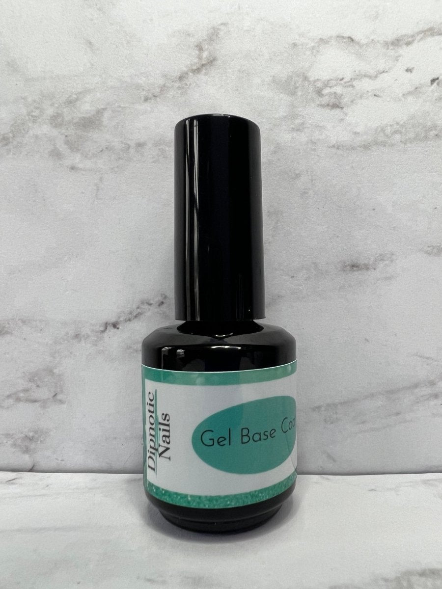 Photo shows swatch of Dipnotic Nails Gel Base Coat