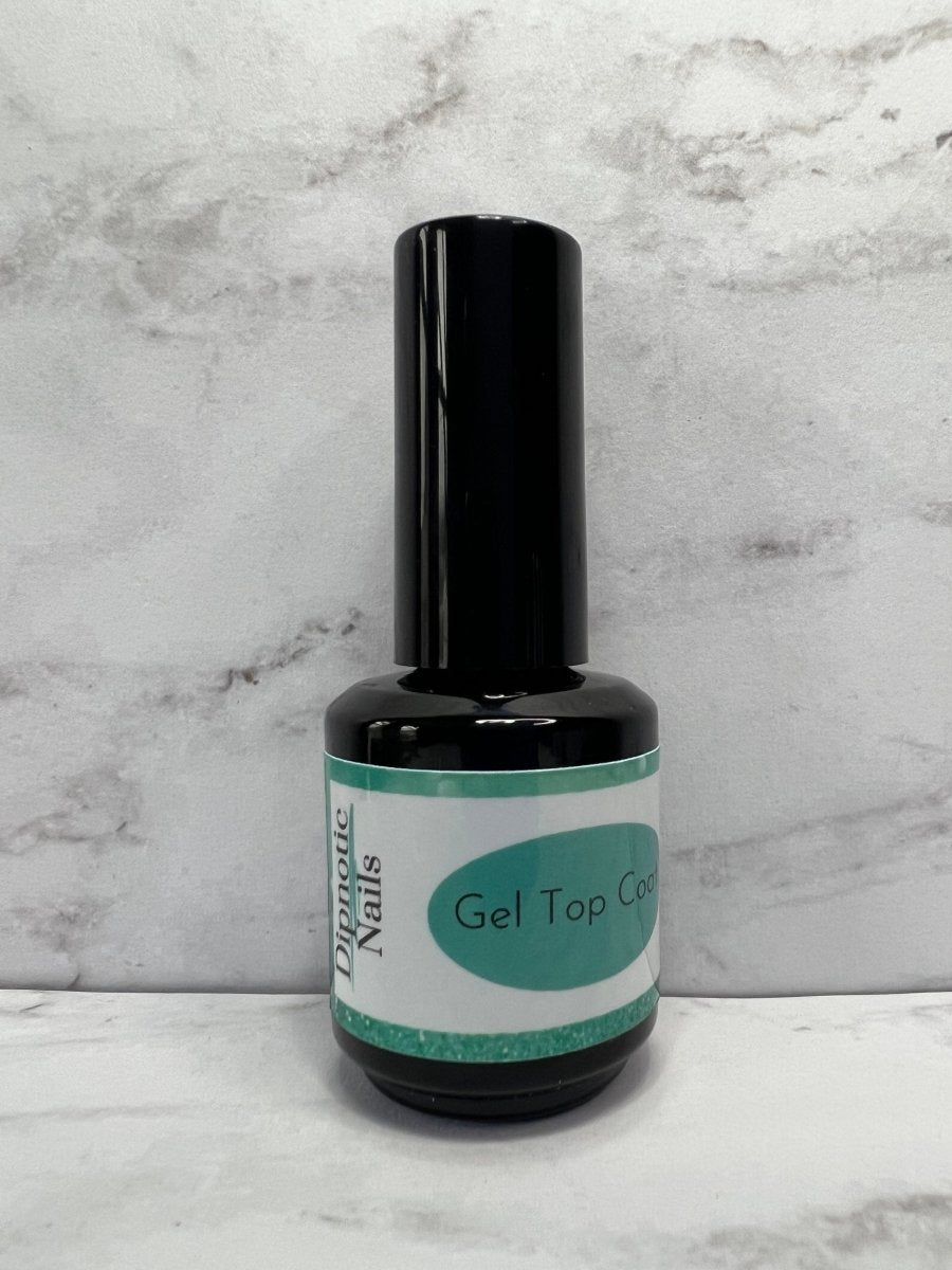 Photo shows swatch of Dipnotic Nails Gel Top Coat
