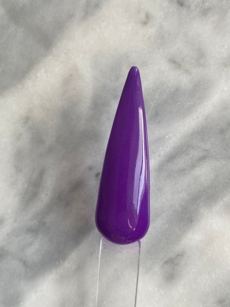 Photo shows swatch of Dipnotic Nails Paradise Purple Nail Dip Powder