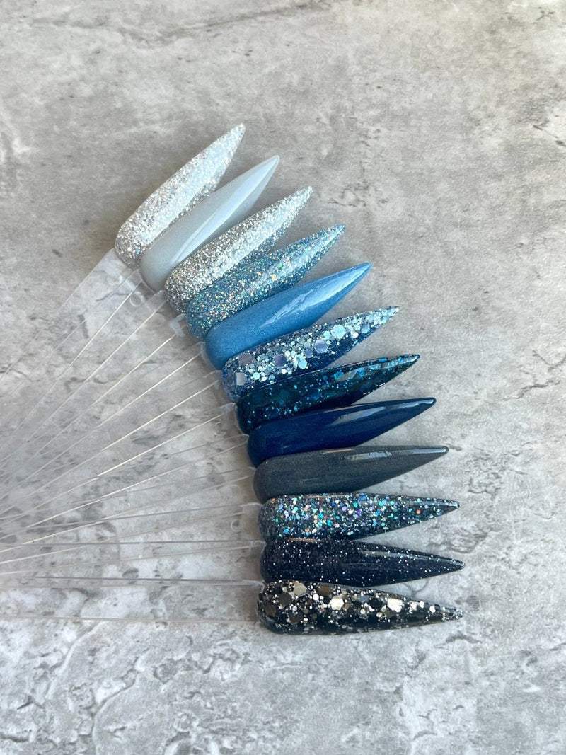 Photo shows swatch of Dipnotic Nails The Colorado Winter Collection