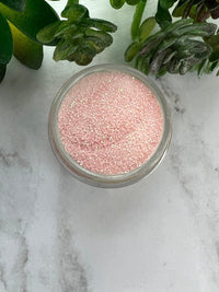 Photo shows swatch of Dipnotic Nails Tickled Pink Fine Nail Dip Powder